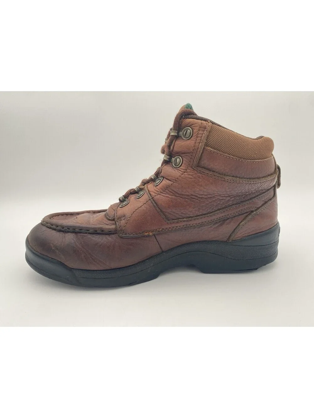 John Deere Men's Size 10 M Brown Leather Waterproof Ankle Boots - Florsheim